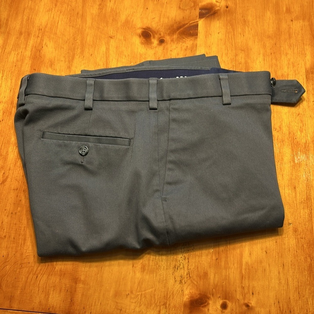 Roundtree & Yorke TravelSmart Quiet Luxury Mens 34x36 Gray Classic Fit Pants - Picture 9 of 10